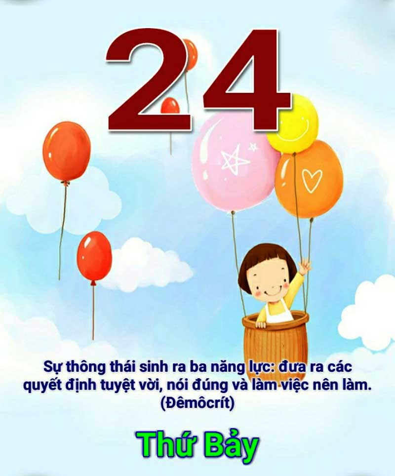 Nhìn vào tờ lịch, hôm nay là ngày:  	 (ảnh 1)