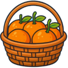  Em hãy chọn đáp án đúng nhất Rổ nào có 2 quả cam? (ảnh 4)