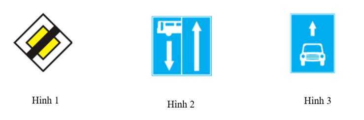Trong các biển báo giao thông dưới đây, biển báo nào có dạng là hình vuông?   (ảnh 1)