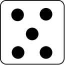 Em hãy chọn đáp án đúng nhất Hình nào có 6 chấm? (ảnh 3)