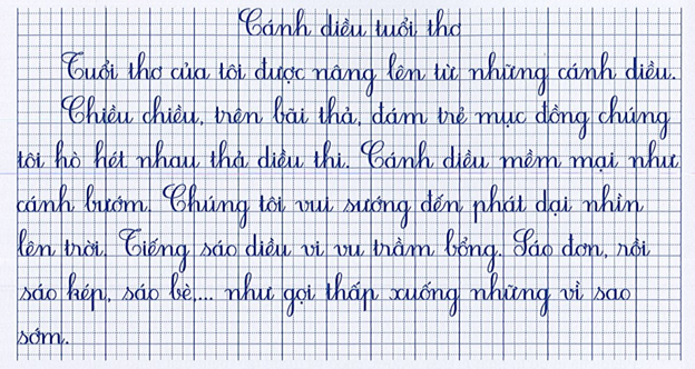 Chính tả (Nghe – viết): Học sinh nghe viêt vào vở ô ly. (ảnh 1)