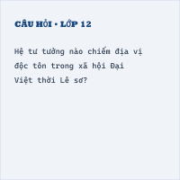 Đề kiểm tra học kì 2 Lịch sử 7 có đáp án- Đề 1