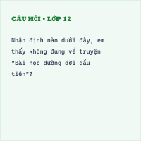 Trắc nghiệm Bài học đường đời đầu tiên có đáp án