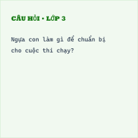 Bài tập hàng ngày Tiếng Việt lớp 3 Bài 1: Cuộc chạy đua trong rừng có đáp án