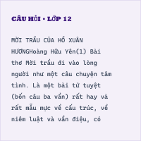 Bộ đề thi giữa kì Ngữ văn 11 có đáp án - Đề 13