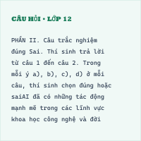 Tự luận Tin học 12 Bài A2 có đáp án