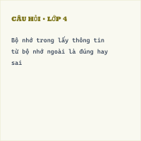 Đề thi giữa kì 1 Tin học lớp 4 CTST có đáp án ( Đề 4 )