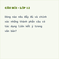 Trắc nghiệm: Kiểm tra tổng hợp cuối học kì 1 có đáp án