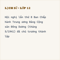 Trắc nghiệm Lịch Sử Bài 16: Phong trào giải phóng dân tộc 1939-1945.Cách mạng thánh Tám (P4) có đáp án