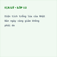 Trắc nghiệm Địa Lí Bài 9 (có đáp án): Nhật Bản (Phần 2)