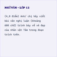 Bộ đề thi cuối kỳ 2 Văn 10 cấu trúc mới có đáp án - Đề 1