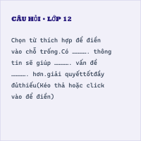 Tự luận Tin học 5 Bài 1. Thu thập và tìm kiếm thông tin trong giải quyết vấn đề có đáp án