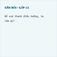 Trắc nghiệm Tin học 12 Tạo thanh điều hướng cho trang web có đáp án