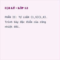 Bộ đề thi học kì 2 Địa lí 6 cấu trúc mới có đáp án - Đề 3