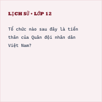 Tổng hợp đề thi thpt quốc gia môn Lịch Sử Hay nhất có đáp án (Đề số 13)