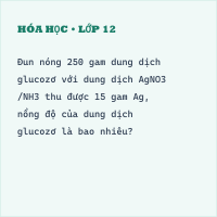 Tự luận chuyên đề Hóa 9 Chủ đề 4: Phản ứng tráng gương của glucozo có đáp án