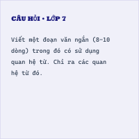 Đề thi giữa kì 1 Tiếng Việt lớp 7 có đáp án (Đề 4)