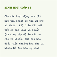 Trắc nghiệm Sinh học 10 Bài 23 có đáp án