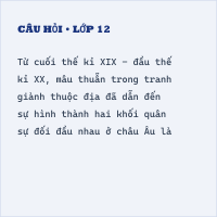 Trắc nghiệm Lịch sử 8 Bài 12 có đáp án