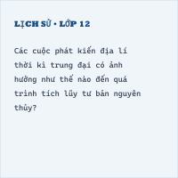 Trắc nghiệm Lịch Sử Bài 2: Sự suy vong của chế độ phong kiến và sự hình thành chủ nghĩa tư bản ( có đáp án)