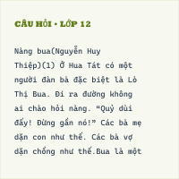 (Ngữ liệu ngoài sgk) Nàng bua