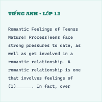 Trắc nghiệm Tiếng Anh 11 Reading điền từ: Social issues có đáp án