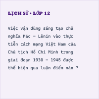 Tổng hợp đề thi thử môn Lịch Sử mới nhất có đáp án (Đề 7)