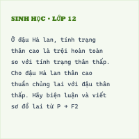 Bộ đề thi Học kì 1 Sinh học 9 có đáp án(Đề 10)