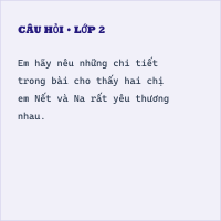 Bài tập hàng ngày Tiếng Việt lớp 2 Bài 25: Sự tích hoa tỉ muội có đáp án