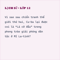 Trắc nghiệm Lịch Sử Bài 7: (có đáp án) Các nước Mĩ La – tinh ( phần 2)