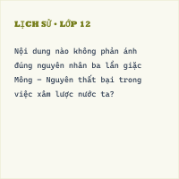 Trắc nghiệm Lịch Sử Bài 19 (có đáp án): Những cuộc kháng chiến chống ngoại xâm ở các thế kỉ X-XV