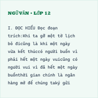 (2024) Đề thi thử tốt nghiệp THPT môn Văn trường THPT chuyên Thái Bình lần 3 có đáp án