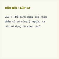 Trắc nghiệm Tin học 12 Bài 16 có đáp án