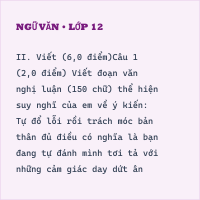 Đề thi giữa kì 2 Văn 9 có đáp án- Đề 5