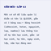 Đề minh họa tốt nghiệp THPT môn Tin học có đáp án năm 2025 (Đề 1)