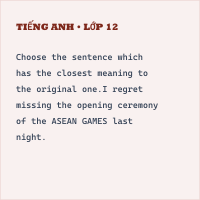 Trắc nghiệm Tiếng Anh 11 Unit 4: ASEAN and Viet Nam -Writing- có đáp án