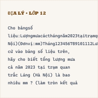 Đề thi thử tốt nghiệp THPT Địa lí Sở Thái Nguyên lần 2 năm 2025 có đáp án