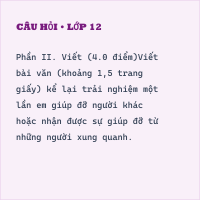 Đề thi cuối kì Ngữ văn 6 có đáp án (đề 4)