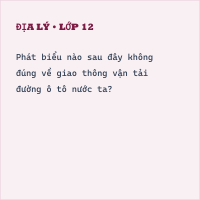 Trắc nghiệm: Địa lí ngành dịch vụ