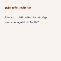 Trắc nghiệm Đường đi Sa Pa có đáp án