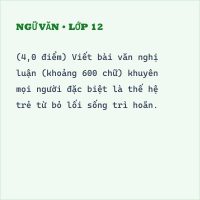 Bộ đề thi cuối kì 1 Văn 10 cấu trúc mới có đáp án - Đề 1