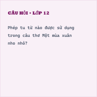 Trắc nghiệm: Mùa xuân nho nhỏ - Thumbnail