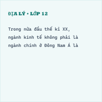 Trắc nghiệm Địa Lí Bài 16 (có đáp án): Đặc điểm kinh tế các nước Đông Nam Á (phần 2)