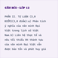 Bộ đề thi học kì 2 Lịch sử 10 cấu trúc mới có đáp án - Đề 1