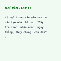 Trắc nghiệm Tổng kết phần Văn và Tập làm văn có đáp án
