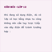Bài tập tự luyện Quy tắc an toàn điện