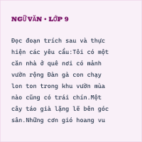 Đề thi giữa kì 1 lớp 9 môn Ngữ Văn có đáp án (Đề 6)