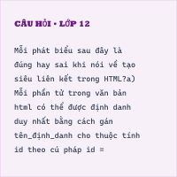 Đề thi học kì 1 Tin học 12 có đáp án- Đề 2