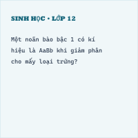 Bộ đề thi Học kì 1 Sinh học 9 có đáp án(Đề 12)