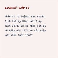 Đề thi giữa kì 2 Lịch Sử 8 có đáp án (Đề 1)
